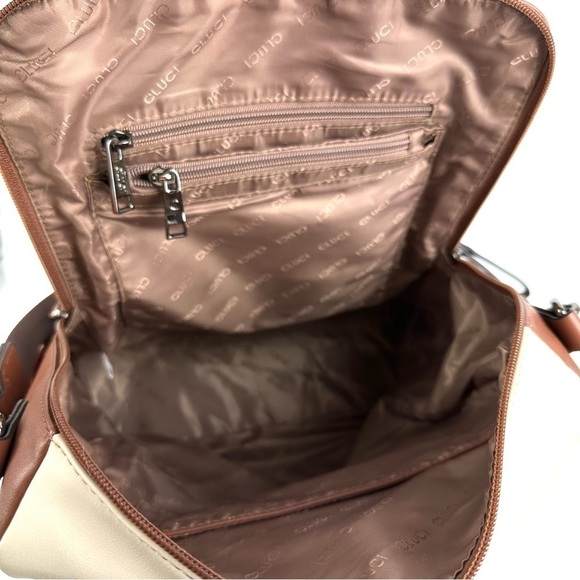 Cluci Switchable Backpack Vegan Leather Handbag Travel Brand NEW - Picture 6 of 10